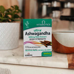 Ultra Ashwagandha 600mg tablets with 7% active withanolides to promote relaxation, reduce fatigue, and support wellbeing.