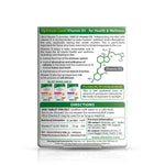 Ultra Vitamin D 1000 IU back view with detailed nutritional information for immune health and wellness.