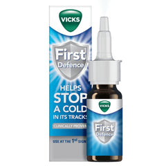 Vicks First Defence Nasal Spray 15ml – early cold relief, safe and easy to use.
