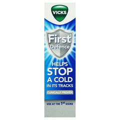 Vicks First Defence Nasal Spray 15ml – early cold relief, safe and easy to use.