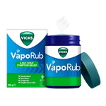 Front view of Vicks VapoRub 50g jar for cold relief and chest congestion
