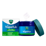 Front view of Vicks VapoRub 50g jar for cold relief and chest congestion
