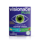 Visionace Plus packaging with an eye illustration on a white background