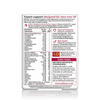 Nutritional label for a supplement designed for men over 50 on a white background