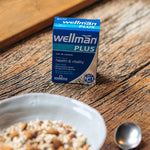 Wellman Plus Omega 3-6-9 56 tablets with Omega oils, dosage, and health benefits for men.