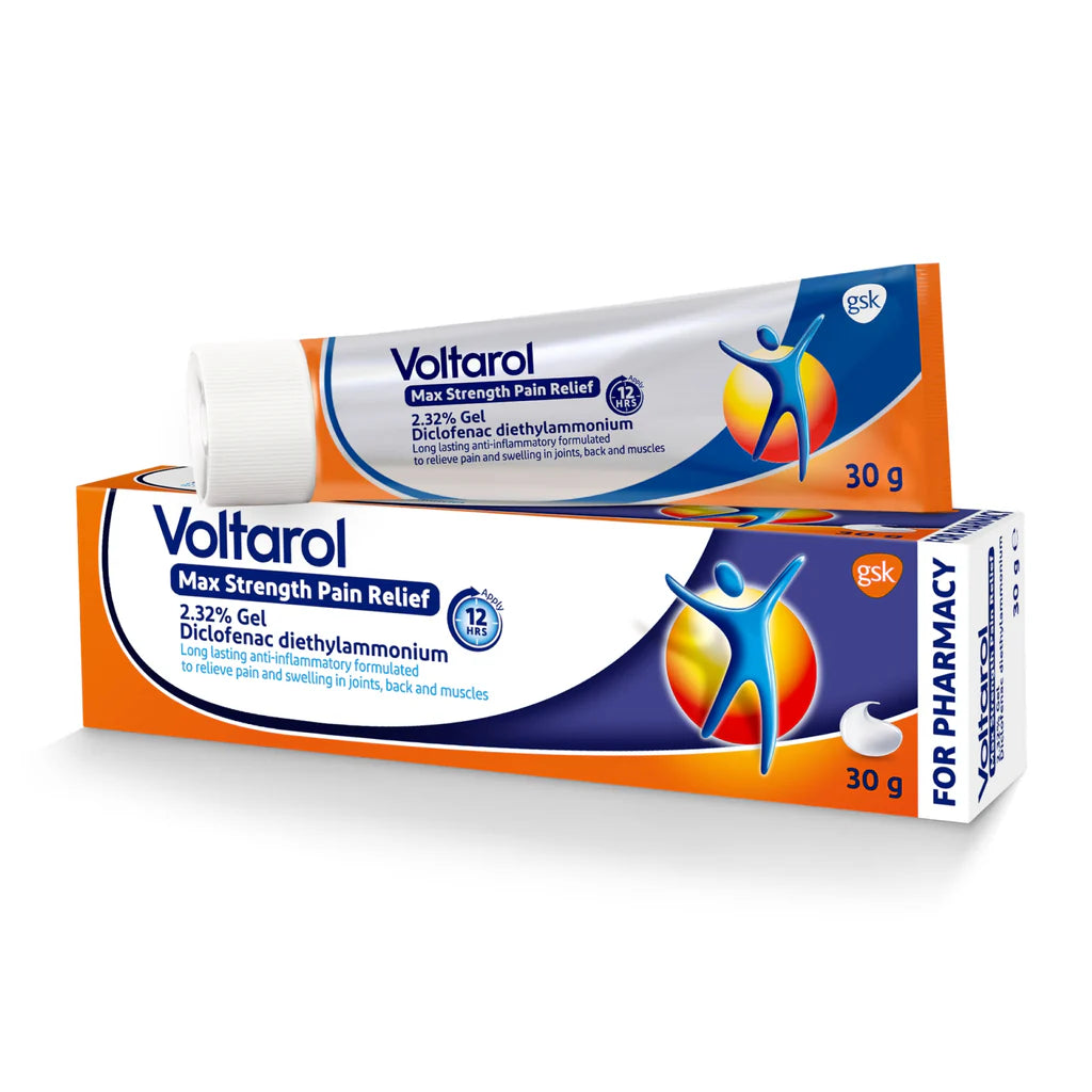 voltarol max strength pain relief 2.32 gel 30g​