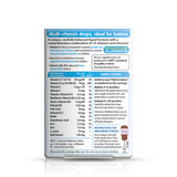 Vitabiotics Wellbaby Multi-vitamin Drops 30ml For 4 To 24 Month back view