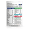 Nutritional supplement package with detailed information on a white background
