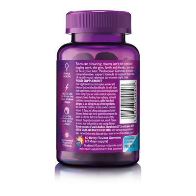 Vitabiotics Wellwoman Multivitamin 60 Gummies back