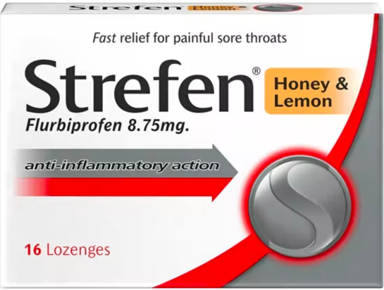 STREFEN LOZ HONEY & LEMON 16's - Instant Pharmacy